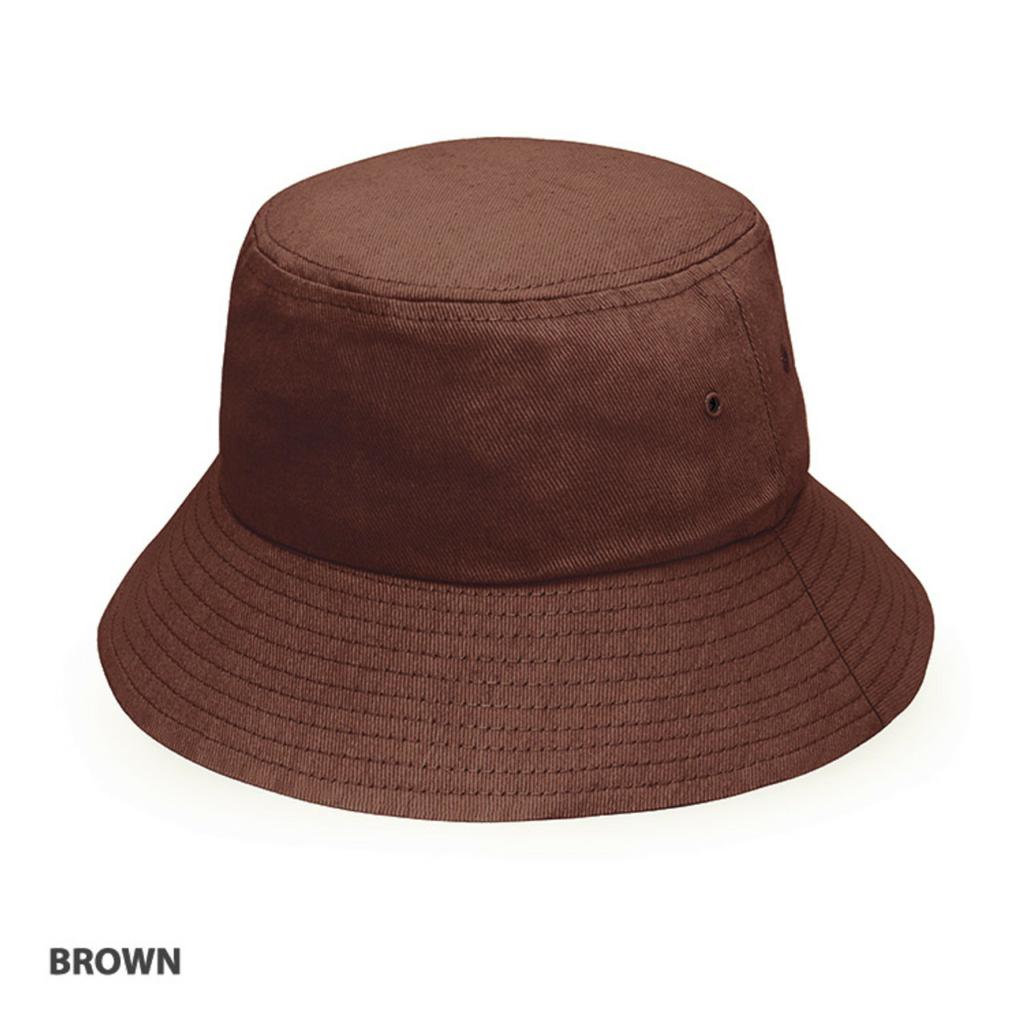 Grace Collection AH715 Heavy Brushed Cotton Bucket Hat w/ Logo - 25 QTY - Thread and Ink Workwear