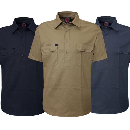 Ritemate Closed Front RM100CFS Short Sleeve Shirt