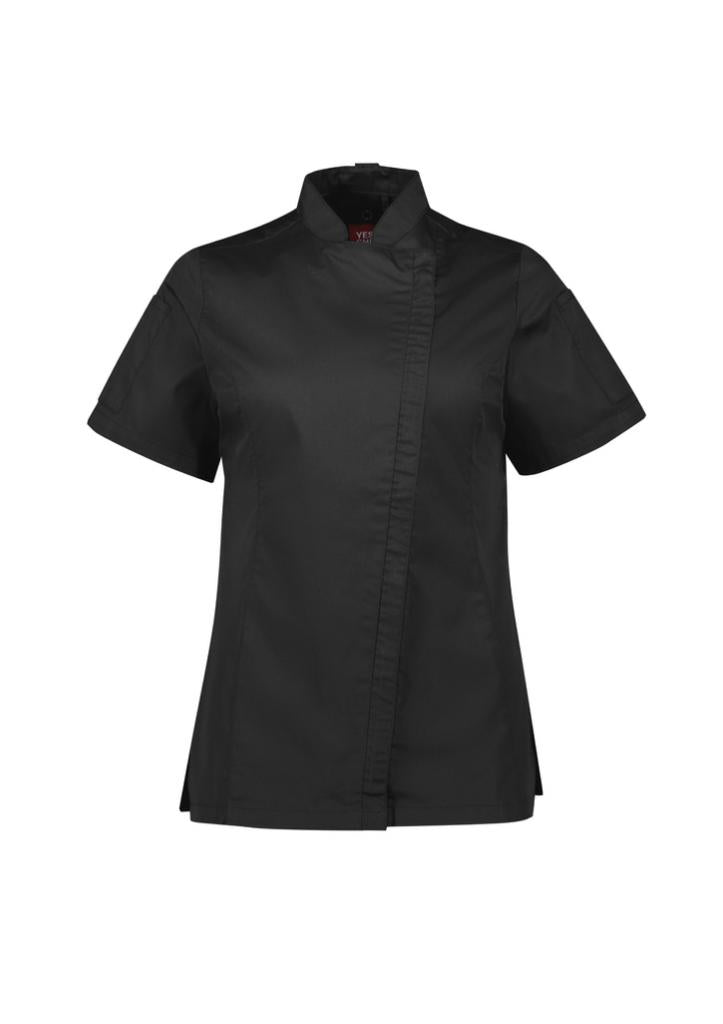 Yes!Chef CH330LS Womens Alfresco S/S Chef Jacket - Thread and Ink Workwear