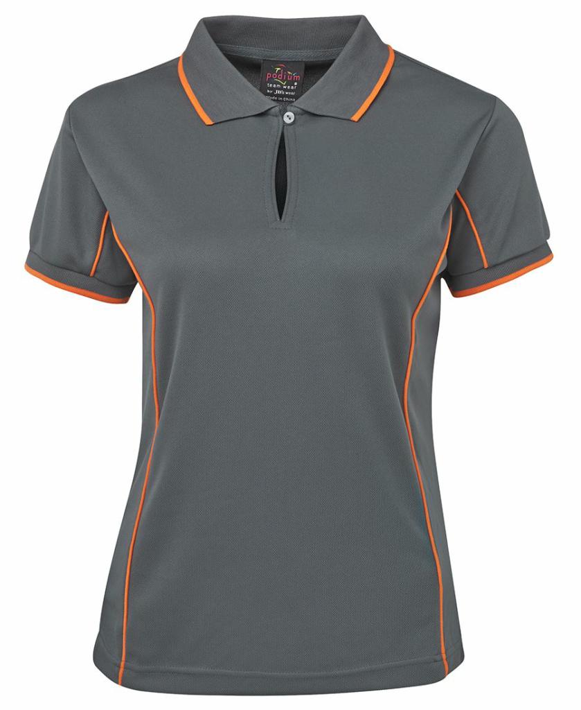 JB's Wear 7LPI Ladies S/S Piping Polo