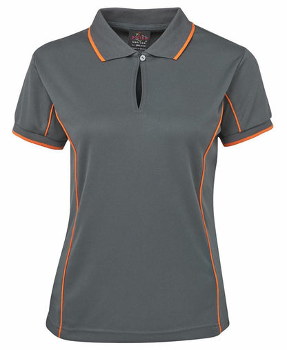 JB's Wear 7LPI Ladies S/S Piping Polo