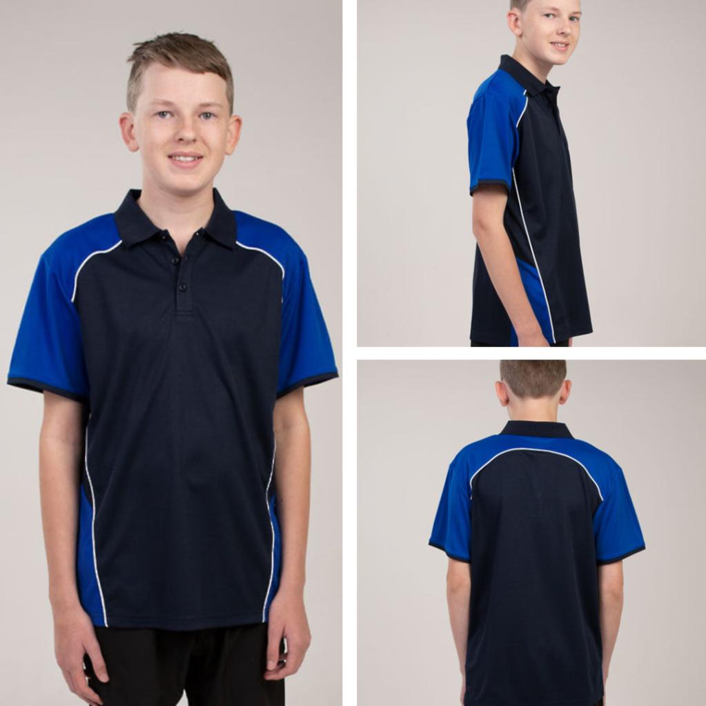 Be Seen BSP2050K Kid's Cooldry Pique Knit Polo