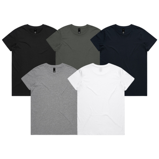 As Colour 4001 Wo's Maple Tee Bundle 5 Pack