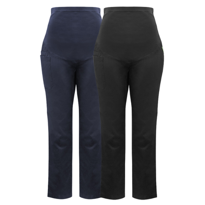 Biz Care CSP244LL Rose Womens Maternity Scrub Pant
