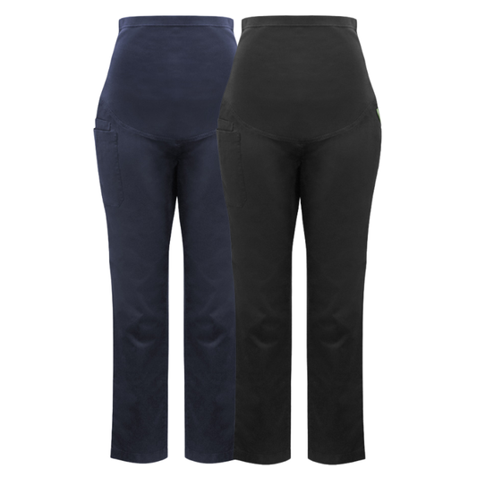 Biz Care CSP244LL Rose Womens Maternity Scrub Pant