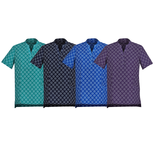 Biz Care CS950LS Florence Womens Daisy Print Tunic