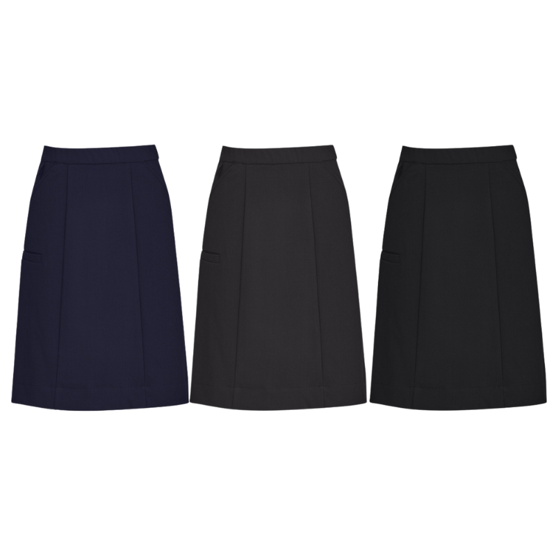 Biz Care CL956LS Womens Cargo Skirt