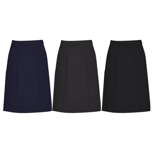 Biz Care CL956LS Womens Cargo Skirt