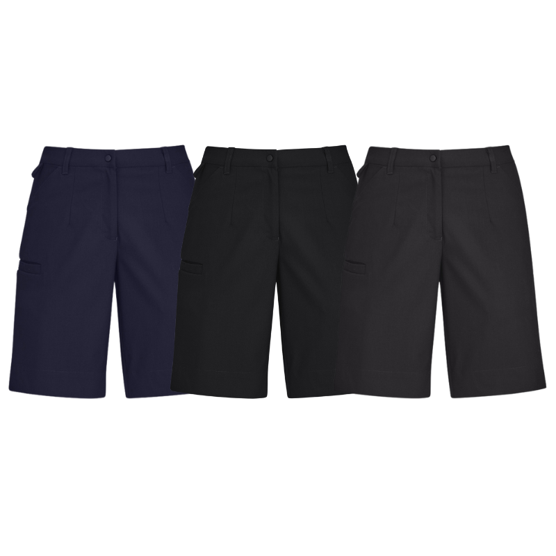 Biz Care CL957LS Womens Cargo Short