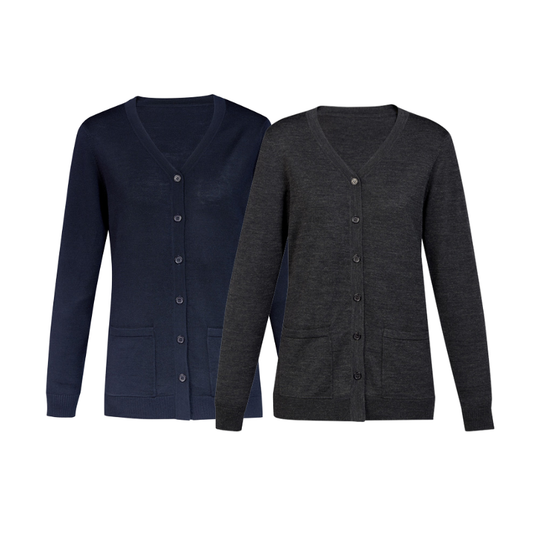 Biz Care CK045LC Womens Button Front Cardigan