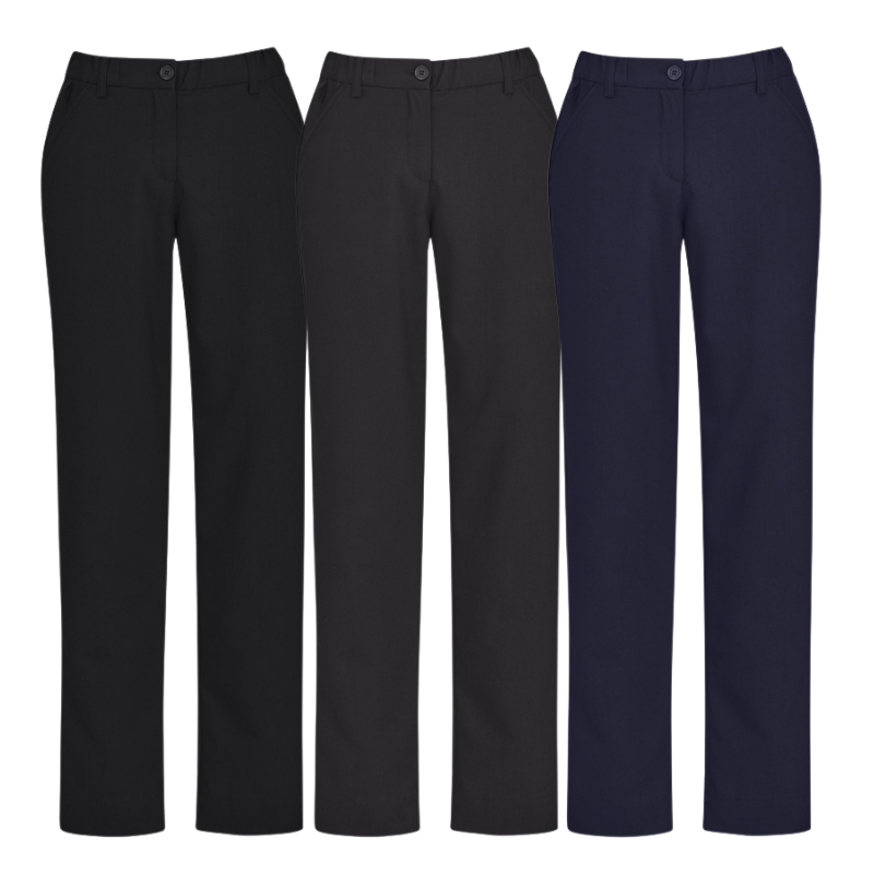 Biz Care CL955LL Womens Straight Leg Pant