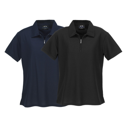Biz-Collection P3325 Micro Waffle Ladies Polo