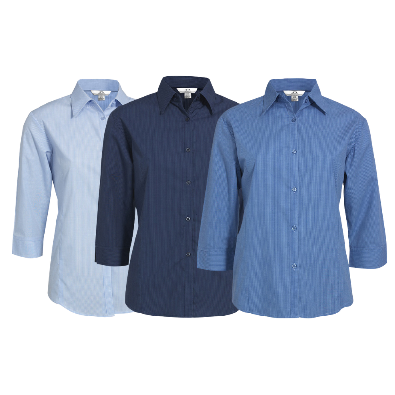 Biz Collection LB8200 Ladies Check ¾ Shirt
