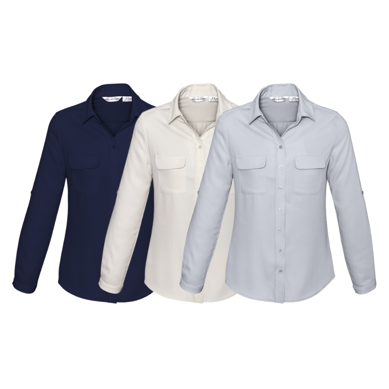 Biz Collection S626LL Madison Blouse Long Sleeve