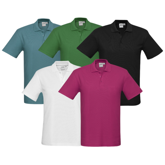 Biz Collection P400MS Crew Mens Polo