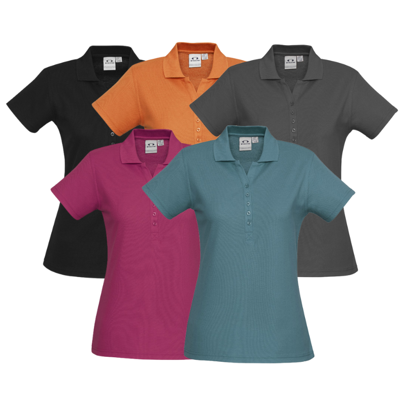 Biz Collection P400LS Crew Ladies Polo