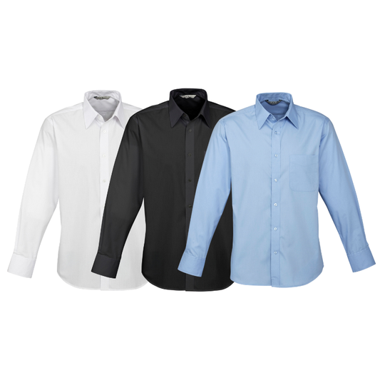 Biz Collection S10510 Base Mens L/S Shirt