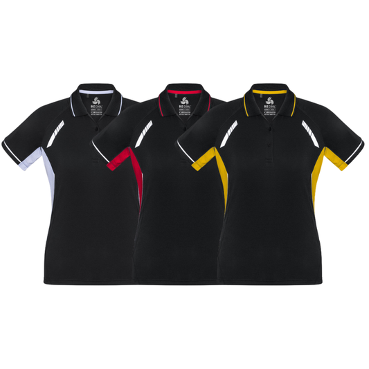 Biz Collection P700LS Renegade Ladies Polo - Black