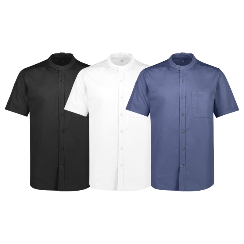 Yes!Chef CH329MSMens Salsa S/S Chef Shirt