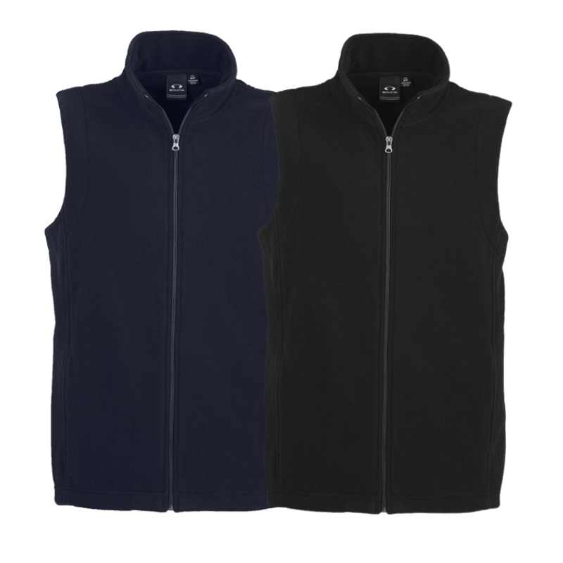 Biz Collection F233MN Mens Plain Micro Fleece Vest