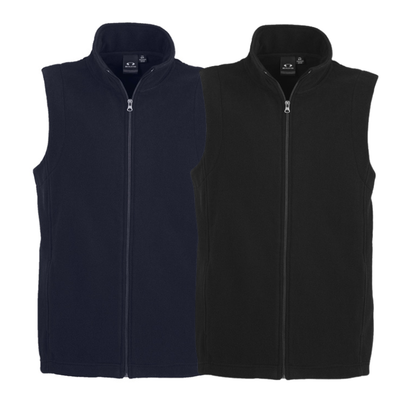 Biz Collection F233MN Mens Plain Micro Fleece Vest