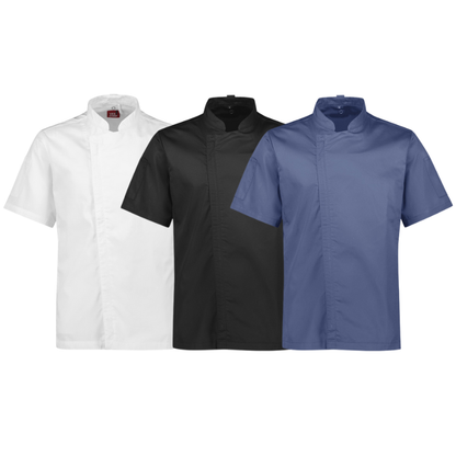 Yes!Chef CH330MS Mens Alfresco S/S Chef Jacket