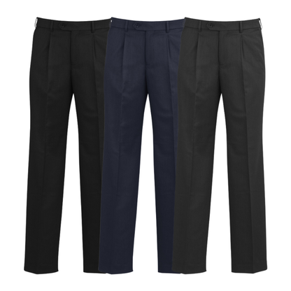 Biz Collection BS29110 Mens Pleat Front Pant