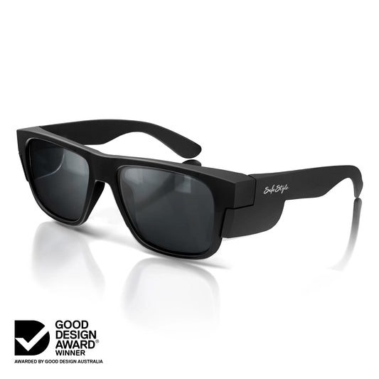 Fusions Matte Black Frame Polarised Lens