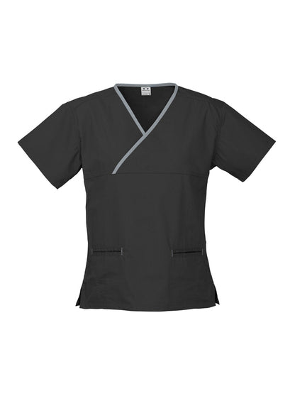 Biz Collection H10722 Ladies Crossover Scrubs Top - Thread and Ink Workwear