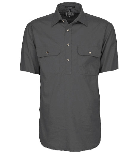 Pilbara RM200CFS Closed Front Short Sleeve Shirt