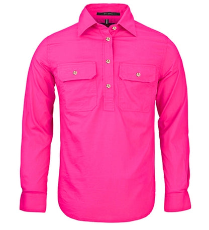 Pilbara RM300CF Ladies Closed Front Shirt 6-14 - Thread and Ink Workwear