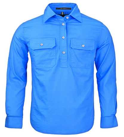 Pilbara RM400CF Kid's Closed Front L/S Shirt