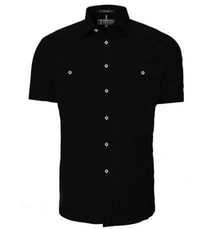 Pilbara RM500BTS Mens Open Front S/S Shirt