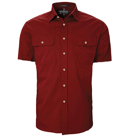 Pilbara RM500BTS Mens Open Front S/S Shirt