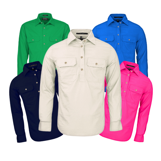 Pilbara RM300CF Ladies Closed Front Shirt 6-14