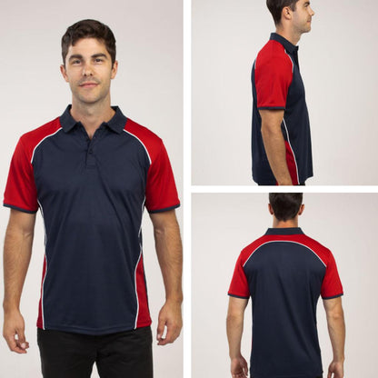 Be Seen BSP2050 Men's Cooldry Pique Knit Polo