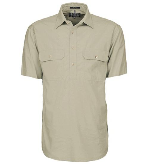 Pilbara RM200CFS Closed Front Short Sleeve Shirt