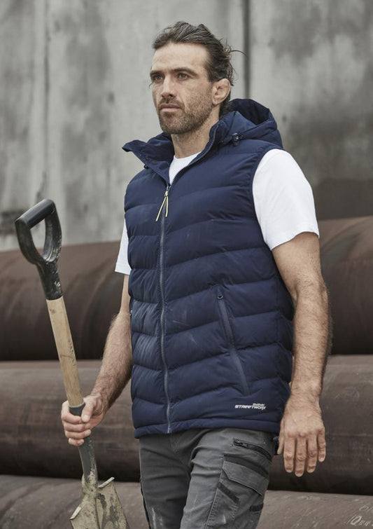 ZV245 Unisex Streetworx Hooded Puffer Vest