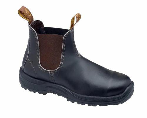 172 Stout brown elastic side boot - v cut