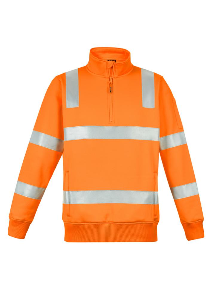 ZT640 Unisex Hi Vis VIC Rail 1/4 Zip Pullover