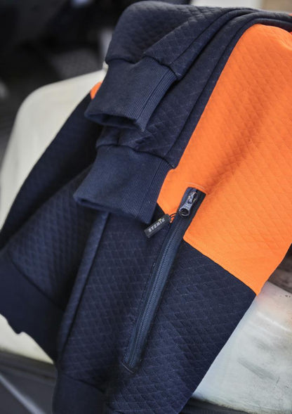 ZT477 Unisex Hi Vis Textured Jacquard Hoodie