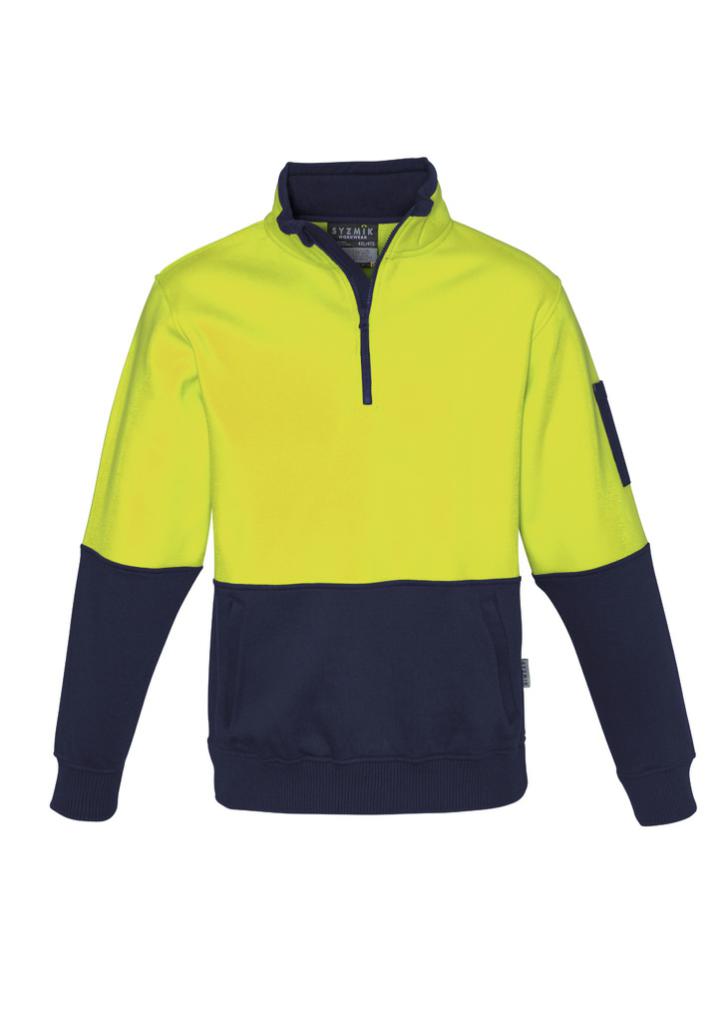 ZT476 Unisex Hi Vis 1/2 Zip Pullover