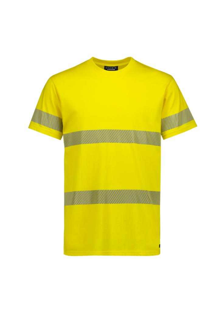 Syzmik  ZH510 Mens HiVis Segmented Tape Cotton Tee