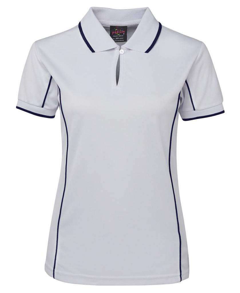 JB's Wear 7LPI Ladies S/S Piping Polo