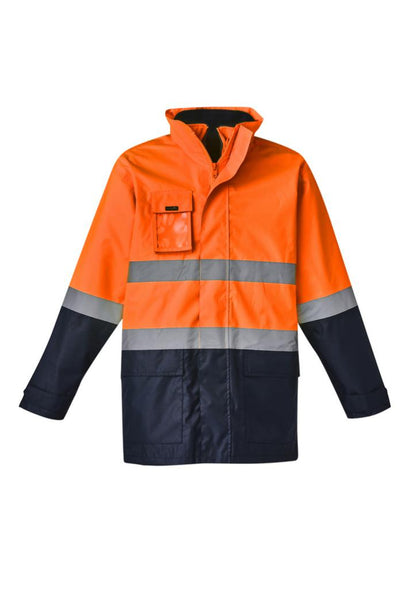ZJ220 Mens Hi Vis Basic 4 In 1 Waterproof Jacket