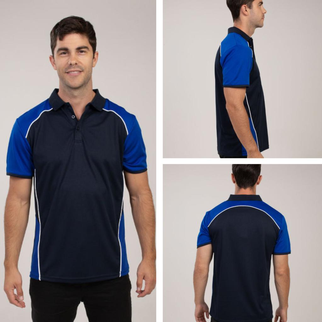Be Seen BSP2050 Men's Cooldry Pique Knit Polo