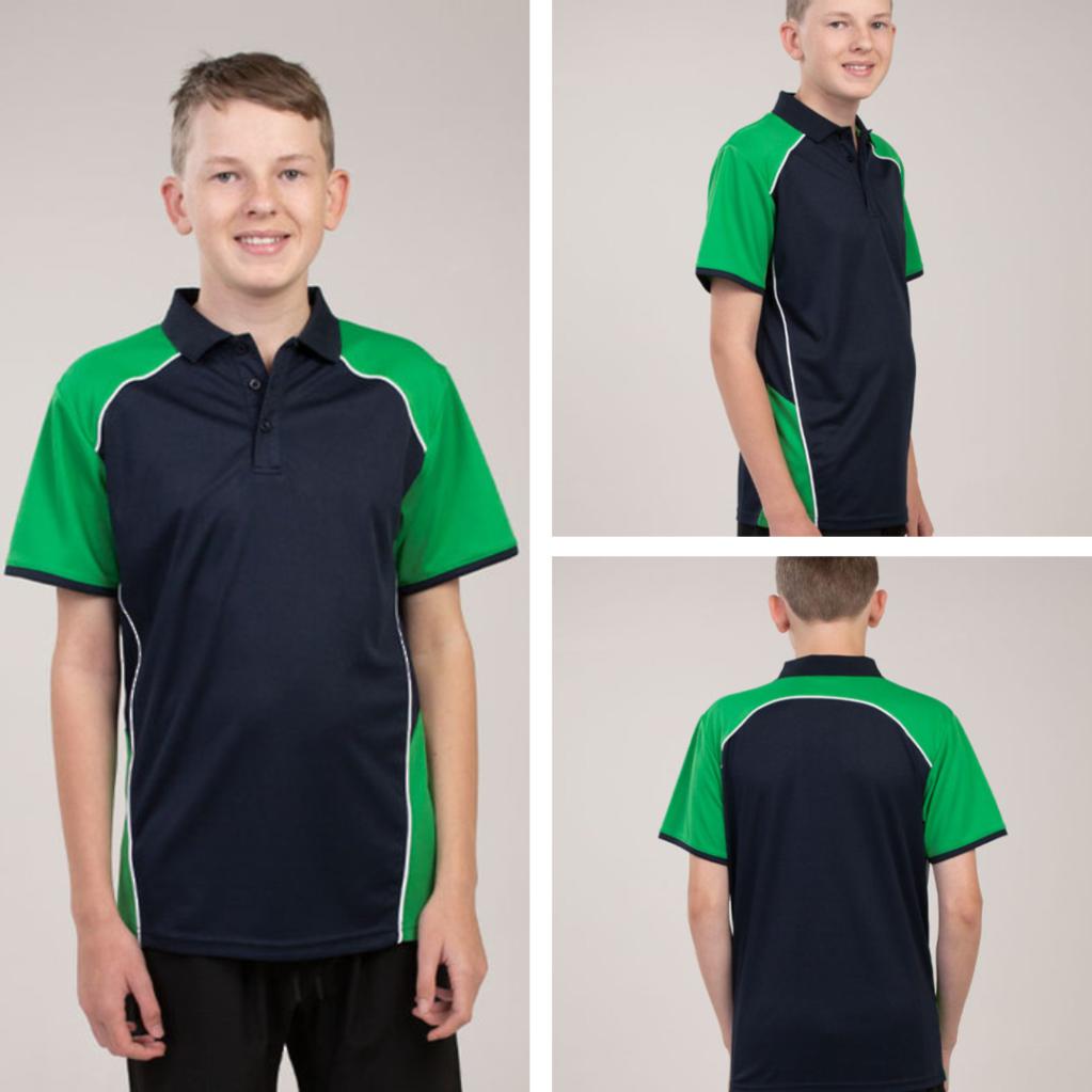 Be Seen BSP2050K Kid's Cooldry Pique Knit Polo