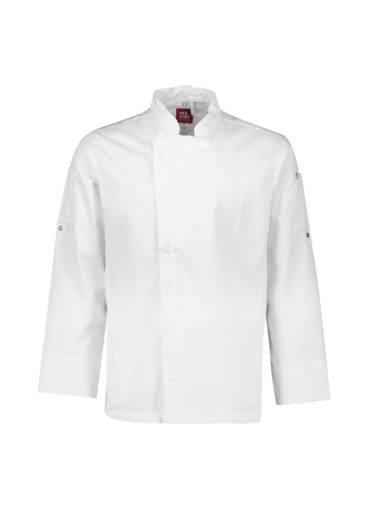 Yes!Chef CH330ML Mens Alfresco L/S Chef Jacket - Thread and Ink Workwear