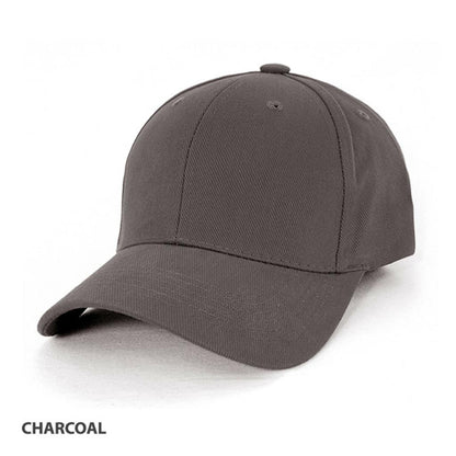 Grace Collection AH230 Heavy Brushed Cotton Cap w/ Logo - 1000 QTY - Thread and Ink Workwear