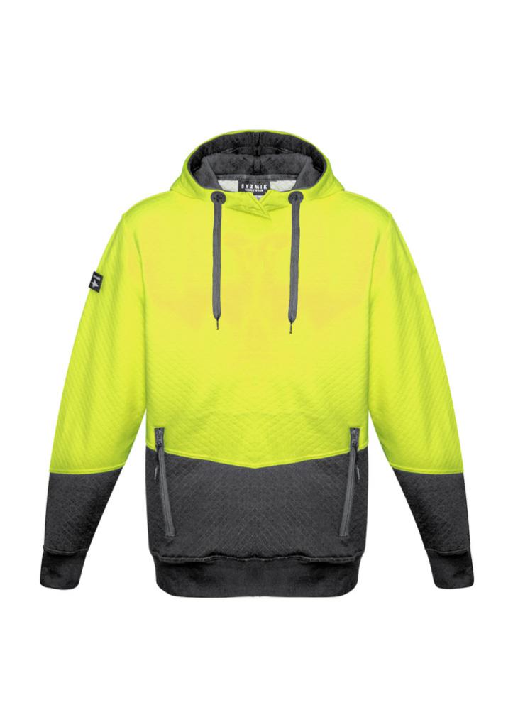 ZT477 Unisex Hi Vis Textured Jacquard Hoodie